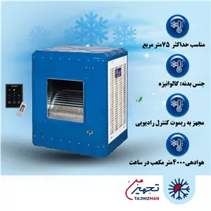 کولر آبی 4000 ترموستاتیک ایران شرق مدل IS40