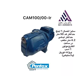 پنتاکس  | پمپ آب جتی خودمکش | مدل CAM100N/00 | مونتاژ ایران | 1 اسب | خروجی 1 اینچ | هد47 متری