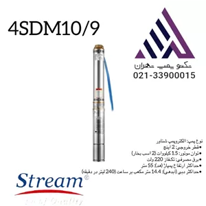 پمپ شناور استریم۶١ متر دواینچمدل 4SDM10/9