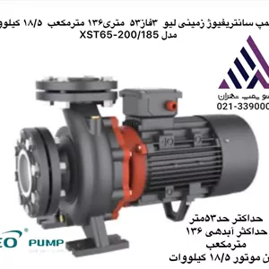 پمپ سانتریفیوژ زمینی لئو LEO مدل XST65-200/185 | هد 53 متر | سه فاز | توان 18.5 کیلووات