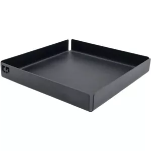 سینی سرو فلزی (ظرف رست) لبه‌دار 15×15 سانتی‌متر