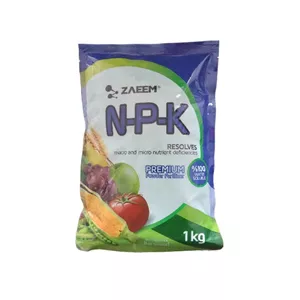 کود کامل زعیم مدل NPK 12 12 36TE  AA وزن 1 کیلو گرم