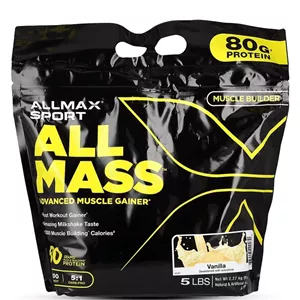 پودر ماسل گینر آل مس آلمکس وزن 5440گرم | MAX ALLMASS Advanced Muscle Gainer - 5440 g