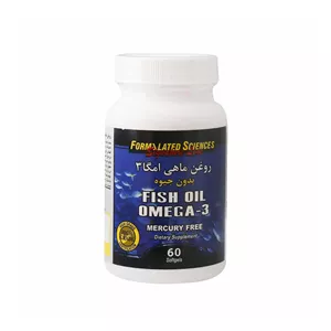 کپسول روغن ماهی امگا 3 فرمولیتد ساینسز بدون جیوه | formalated Sciences Omega 3 Fish Oil Soft Gels
