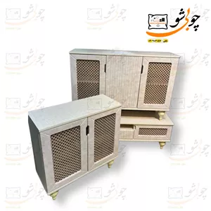 ست میز کنسول و میز tv مدل روژان