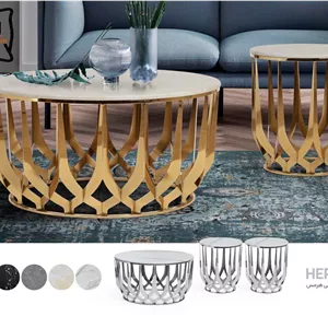 جلومبلی و عسلی فلزی مدل الماس