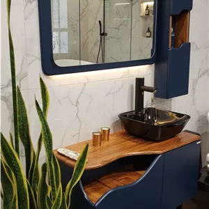 فول ست روشویی کابینتی رابوکا زئون سرمه ای(کابین-آینه-باکس-سنگ)