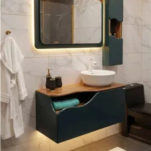 فول ست روشویی کابینتی رابوکا زئون یشمی(کابین-آینه-باکس-سنگ)