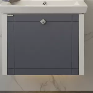 کابین روشویی پی وی سی رابوکا الوند سفیدطوسی دیواری