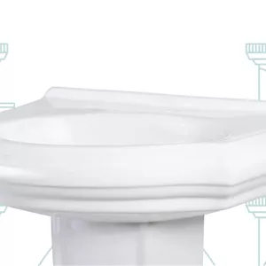 کاسه روشویی ایساتیس آترینا60 درجه 2