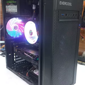 کیس کامل اورکول بغل مات GigaByte Z87 / Intel i5 Gen 4 / 16D3 / 120GB / 300Gb / RX590