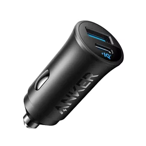 شارژر فندکی خودرو دو پورت انکر با توان 30 وات مدل Anker Dual Port Car Charger 30w A2741H11