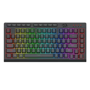 کیبورد بی سیم گیمینگ ردراگون مدل Redragon Crescent K524 PRO RGB Wireless Gaming Keyboard