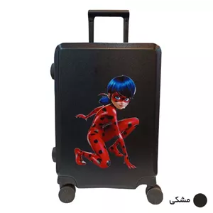 چمدان مسافرتی کودک مدل دختر کفشدوزکی