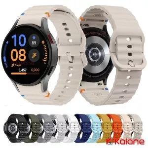 بند سیلیکونی ساعت هوشمند Samsung Galaxy Watch FE مدل Wave