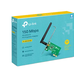 کارت شبکه بی‌سیم TP-Link مدل TL-WN781ND ظرفیت ۱۵۰Mbps