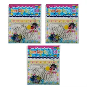 خاک ژله ای بی رنگ مدل seven color بسته 3 عددی