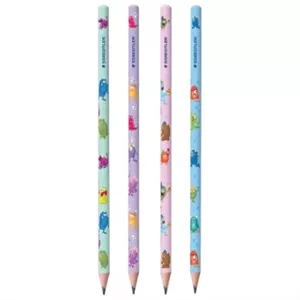 مداد مشکی استدلر سری موتیف Motif مدل مانسترز بسته 4 عددی