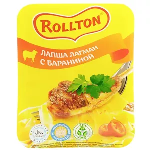 نودل لاگمن رولتون با گوشت گاو 90 گرم Rollton