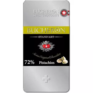 شکلات تخته ای تلخ بوچرون 72% با طعم زنجبیل ، عسل و گل همیشه بهار وزن 100 گرم - BUCHERON GRAND CRU
