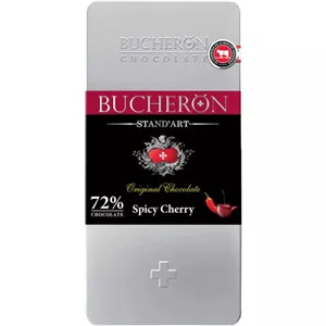 شکلات تخته ای شیری بوچرون 72% با طعم رزماری تند وزن 100 گرم - BUCHERON STAND'ART
