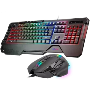 باندل کیبورد گیمینگ فاطر مدل Fater KCR-7000Bماوس گیمینگ فاطر مدل Fater MCR-9000B