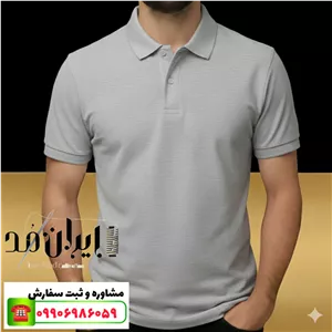 تیشرت و پولوشرت جودون مردانه رنگ طوسی سایز بندی کامل