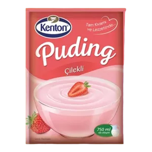 پودینگ توت فرنگی کنتون 100گرم