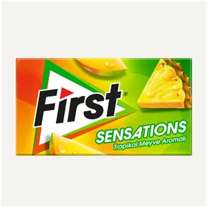 آدامس فرست ترکیه (First Sensations) طعم آناناس 27 گرم