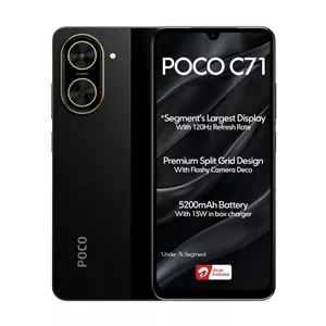 گوشی موبایل شیائومی مدل Poco C71 4G دو سیم کارت ظرفیت 64 گیگابایت و رم 3 گیگابایت