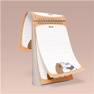 دفترچه یادداشت موتی طرح تدی