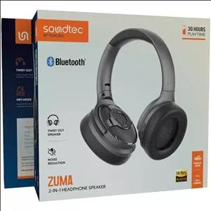 هدفون بلوتوثی و اسپیکر ساندتک پورودو Porodo مدل PDSTHPV18BK ZUMA