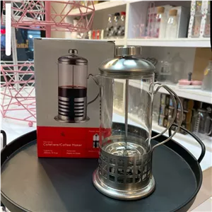 فرنچ پرس 350 میل استیل وارداتی طرح مربع