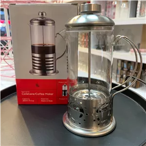 فرنچ پرس 350 میل استیل وارداتی طرح کافی