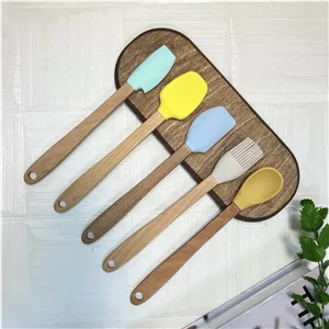 باکس مینی برس و لیسک ۵ تایی دسته چوبی دنی هوم (کد ۶۵۴۰) 