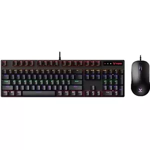کیبورد و ماوس گیمینگ با سیم رپو مدل V150S