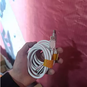 کابل شارژ ایفون سری 8 Cable Iphone 8 Series مدل سیلیکونی چراغ دار