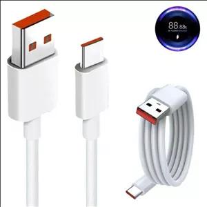 کابل شارژر شیائومی Redmi Turbo 3 از نوع سوپر فست Type-C و خروجی 6 آمپر 90 وات