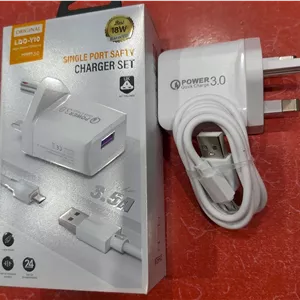 شارژ دوتیکه مدلY10 به همراه کابل میکرو