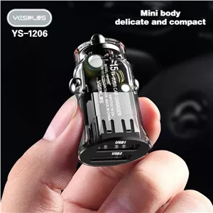 شارژر فندکی خودرو یس پلاس مدل YS-1206
