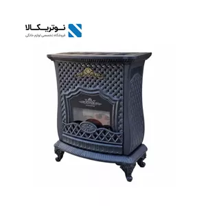 بخاری مدل شومینه 28000 حصیری مشکی