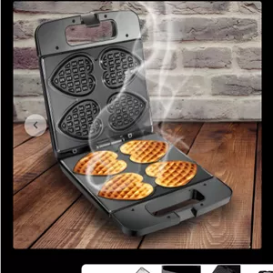 وافل ساز 4 تایی قلبی شکل جیپاس مدل GWM36543