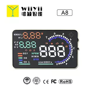 هدآپ دیسپلی خودرو OBD2 مدل A8 با نمایشگر ۵.۵ اینچ