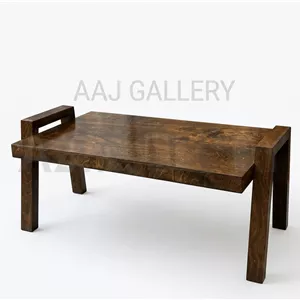 میز عسلی و جلو مبلی انزو تمام چوب گردویی