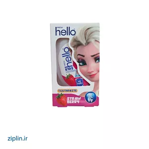 خمیر دندان کودک توت فرنگی هلوفرش مدل فروزن 70 گرم