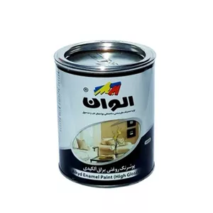 رنگ روغنی براق کد 100 سفید الوان -یک کیلویی