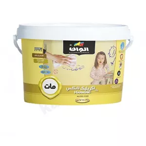 رنگ اکلریک لاتکس مات الوان - گالن 5 کیلویی