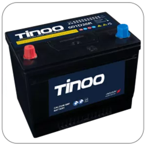باتری ماشین تینو 60 آمپر بلند سیلد Tinoo-D23R