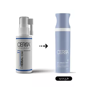 هیرتونیک گیاهی T1 سریتا مناسب انواع مو 60 میلی لیتر((ارسال رایگان برای خرید بالای 5 تومان))