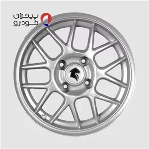 رینگ فابریک سایز 15 (۱۰۸×۴) نقره‌ای طرح لنزو 051 (نیریز)